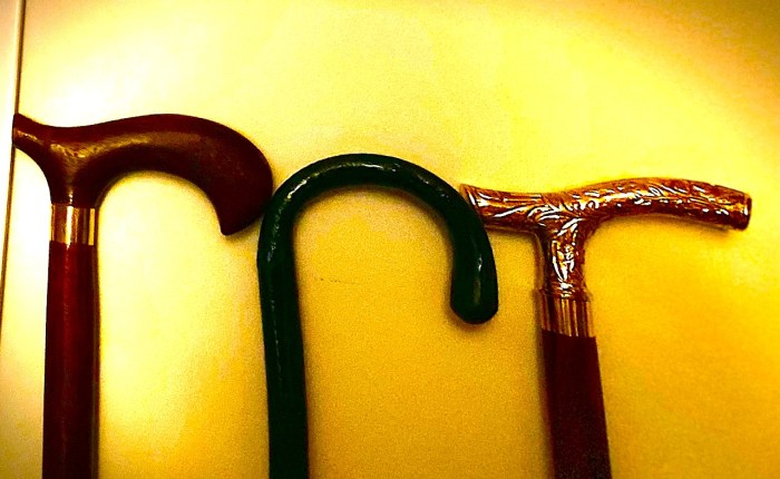 Wystukiwanie liter laską